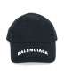 BALENCIAGA（バレンシアガ）の古着「HAT LOGO VISOR CAP」｜ブラック