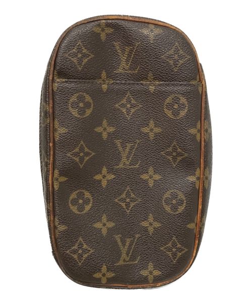 LOUIS VUITTON（ルイ ヴィトン）LOUIS VUITTON (ルイ ヴィトン) ポシェット・ガンジュ ブラウンの古着・服飾アイテム