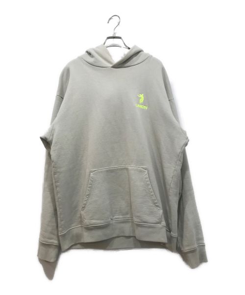 UNION（ユニオン）UNION (ユニオン) STAFF RULES HOODIE ベージュ サイズ:Lの古着・服飾アイテム