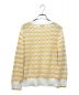 Kate Spade (ケイトスペード) Striped Pointelle Sweater イエロー サイズ:S：3980円