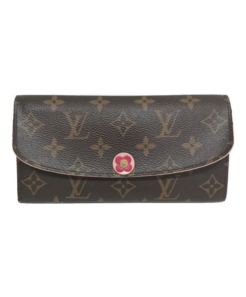 LOUIS VUITTON（ルイ ヴィトン）LOUIS VUITTON (ルイ ヴィトン) ポルトフォイユ・エミリー 長財布 ブラウンの古着・服飾アイテム