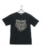 KENZOケンゾー）の古着「タイガー刺繍Tシャツ」｜ブラック