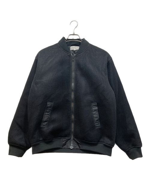 Throw Back（スローバック）Throw Back (スローバック) TB Mesh Bomber Jacket ブラック サイズ:Lの古着・服飾アイテム