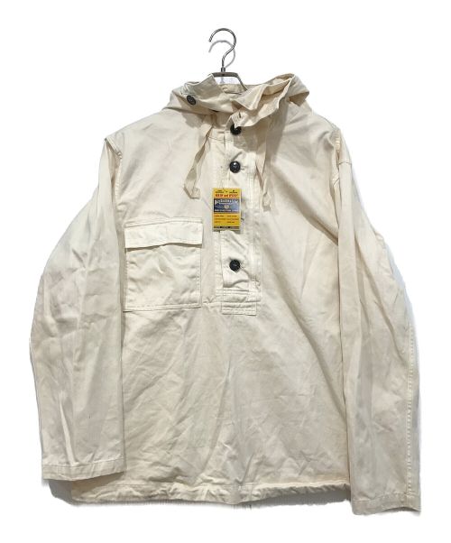 BUZZ RICKSON'S（バズリクソンズ）BUZZ RICKSON'S (バズリクソンズ) U.S. NAVY COTTON TWILL GAS PROTECTIVE PARKA ホワイト サイズ:Lの古着・服飾アイテム