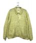 YOKE（ヨーク）の古着「MOHAIR SILK MESH KNIT SHIRTS」｜グリーン