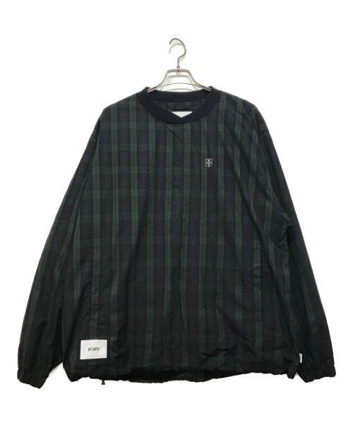 WTAPS（ダブルタップス）WTAPS (ダブルタップス) チェックプルオーバー グリーン×ブラック サイズ:04の古着・服飾アイテム