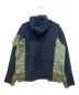 sacai (サカイ) Sponge Sweat x MA-1 Hoodie グリーン×ネイビー サイズ:3：22800円