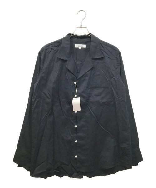 sulvam（サルバム）sulvam (サルバム) Open collar shirt ブラック サイズ:Lの古着・服飾アイテム