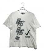 NIKE×COMME des GARCONSナイキ×コムデギャルソン）の古着「綿天竺 LOGO S/S TEE」｜ホワイト