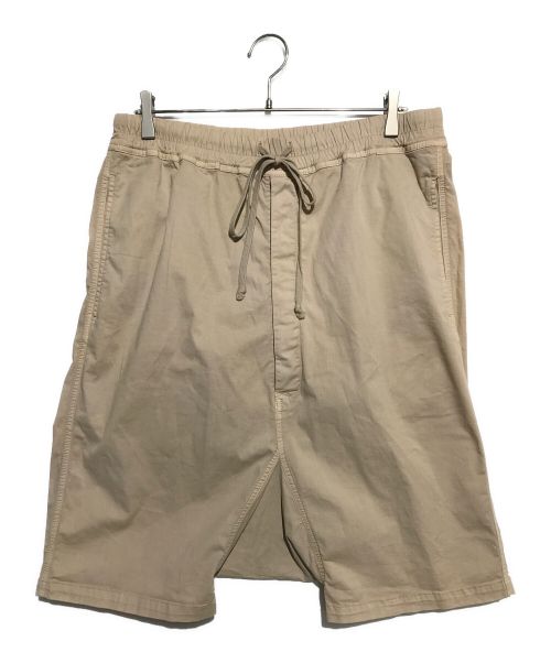 RICK OWENS DRKSHDW（リックオウエンス ダークシャドウ）RICK OWENS DRKSHDW (リックオウエンス ダークシャドウ) VICIOUS DRAWSTRING SHORTS ベージュ サイズ:Lの古着・服飾アイテム