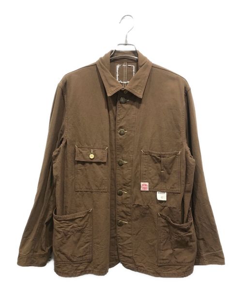 HEADLIGHT（ヘッドライト）HEADLIGHT (ヘッドライト) 9oz. BROWN DUCK WORK COAT ブラウン サイズ:42の古着・服飾アイテム