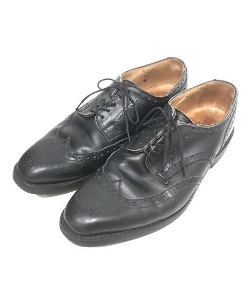 Tricker's（トリッカーズ）Tricker's (トリッカーズ) Newbury ウイングチップレザーシューズ ブラック サイズ:7.5の古着・服飾アイテム