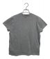 ami (アミ) チェーンステッチハートロゴTシャツ グレー サイズ:XS：10000円