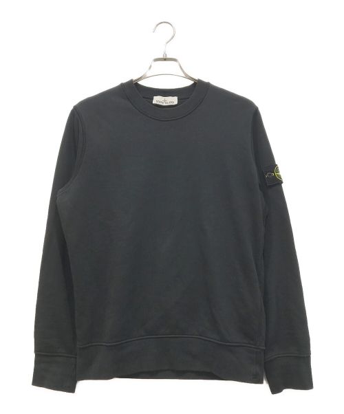 STONE ISLAND（ストーンアイランド）STONE ISLAND (ストーンアイランド) クルーネックスウェット ブラック サイズ:Mの古着・服飾アイテム