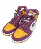 NIKEナイキ）の古着「AIR JORDAN 1 RETRO HIGH OG」｜イエロー×ピンク