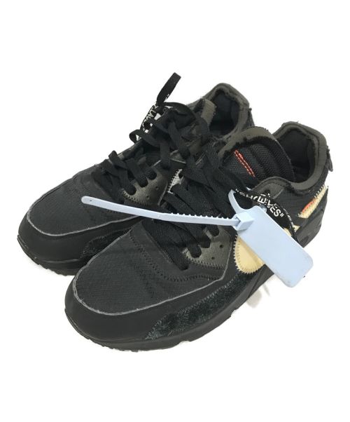 NIKE（ナイキ）NIKE (ナイキ) OFFWHITE (オフホワイト) AIR MAX 90 ブラック サイズ:26の古着・服飾アイテム