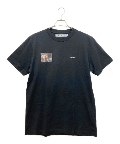 OFFWHITE（オフホワイト）OFFWHITE (オフホワイト) バックアローカラヴァッジョTシャツ ブラック サイズ:Lの古着・服飾アイテム