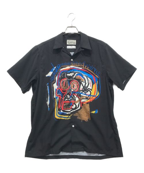 WACKO MARIA（ワコマリア）WACKO MARIA (ワコマリア) BASQUIAT (バスキア) HAWAIIAN SHIRT ブラック サイズ:Mの古着・服飾アイテム