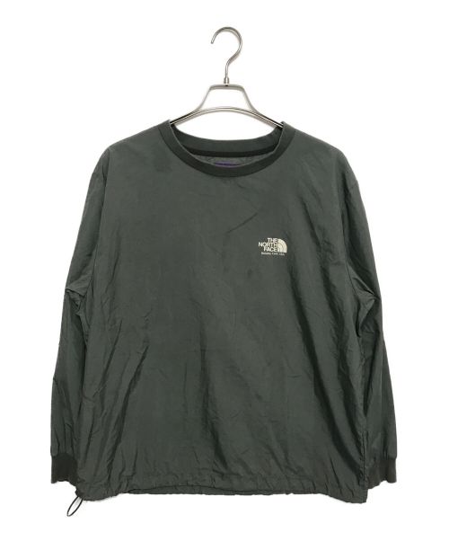 THE NORTH FACE（ザ ノース フェイス）THE NORTH FACE (ザ ノース フェイス) L/S Logo Woven Tee カーキ サイズ:Mの古着・服飾アイテム