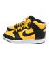 NIKE (ナイキ) NIKE DUNK HIGH LETRO ブラック×イエロー サイズ:27：9800円