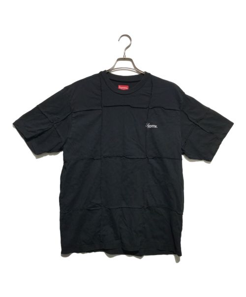 SUPREME（シュプリーム）Supreme (シュプリーム) Patchwork Pique Tee ブラック サイズ:Ｌの古着・服飾アイテム