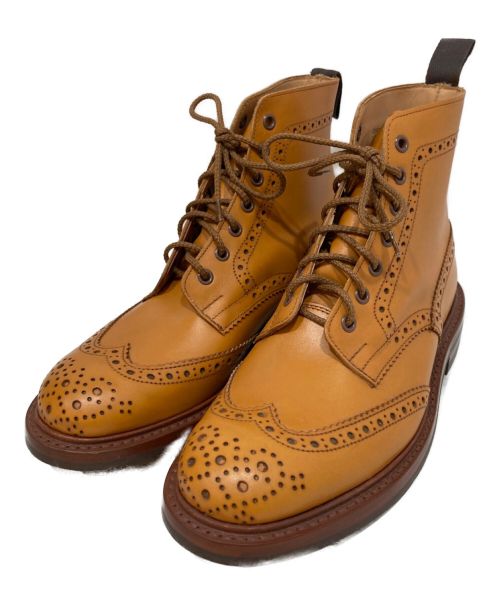 Tricker's（トリッカーズ）Tricker's (トリッカーズ) チェルシーブーツ ブラウン サイズ:7.5の古着・服飾アイテム