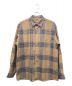 AURALEE（オーラリー）の古着「SUPER LIGHT WOOL CHECK SHIRTS」｜ブラウン