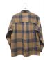 AURALEE (オーラリー) SUPER LIGHT WOOL CHECK SHIRTS ブラウン サイズ:5：17800円