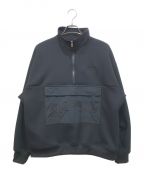 BUDS POOLバッズプール）の古着「NORTHERNBLUE HALFZIPJACKET」｜ブラック