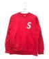 SUPREME（シュプリーム）の古着「S Logo Crewneck」｜レッド