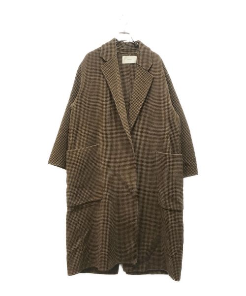 TODAYFUL（トゥデイフル）TODAYFUL (トゥデイフル) オーバーチェックコート ブラウン サイズ:36の古着・服飾アイテム