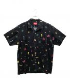 SUPREMEシュプリーム）の古着「19SS Deep Space Rayon S/S Shirt」｜ブラック