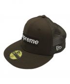 SUPREME×New Eraシュプリーム×ニューエラ）の古着「Box Logo Mesh Back」｜ブラウン