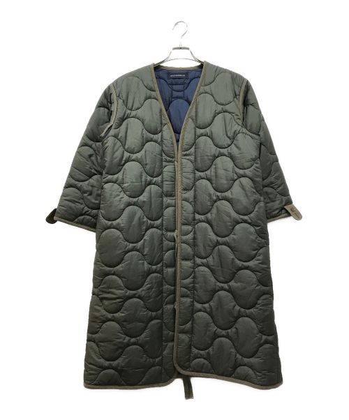 MADISON BLUE（マディソンブルー）MADISON BLUE (マディソンブルー) QUILTING NOCOLLAR COAT グリーン サイズ:01の古着・服飾アイテム