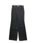 JOHN LAWRENCE SULLIVAN（ジョンローレンスサリバン）の古着「Rigid denim wide pants」｜ブラック