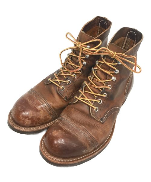 RED WING（レッドウィング）RED WING (レッドウィング) IRON RANGER ブラウン サイズ:US8の古着・服飾アイテム