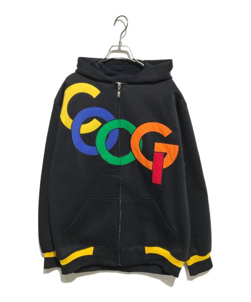 Coogi（クージー）Coogi (クージー) ジップパーカー ブラック サイズ:XLの古着・服飾アイテム