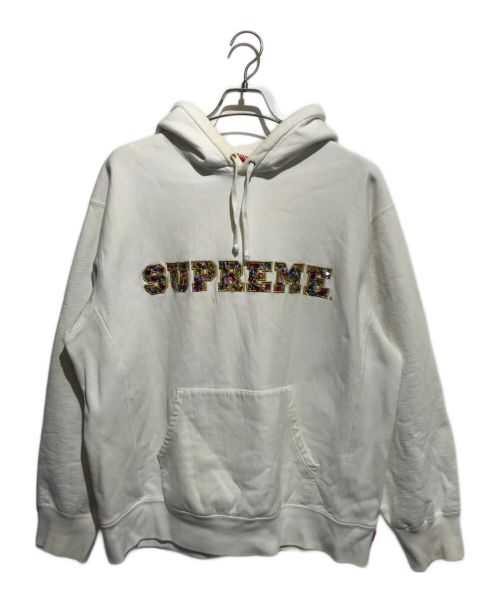 SUPREME（シュプリーム）SUPREME (シュプリーム)  Jewels Hooded Sweatshirt ホワイト サイズ:Ｌの古着・服飾アイテム