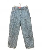 SUPREMEシュプリーム）の古着「21AW Monogram Double Knee Denim Painter」｜インディゴ