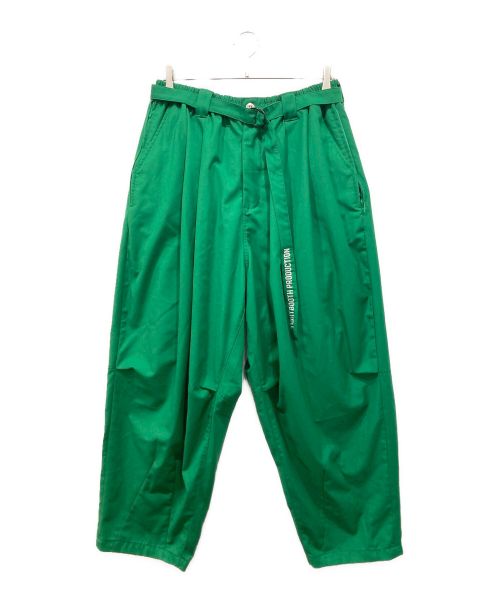 TIGHTBOOTH PRODUCTION（タイトブースプロダクション）TIGHTBOOTH PRODUCTION (タイトブースプロダクション) BAGGY SLACKS グリーン サイズ:Lの古着・服飾アイテム