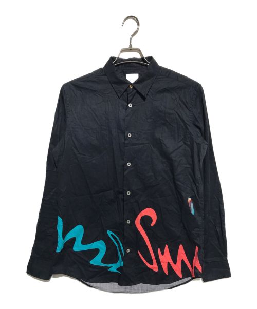 PAUL SMITH（ポールスミス）Paul Smith (ポールスミス) シャツ ブラック サイズ:Mの古着・服飾アイテム