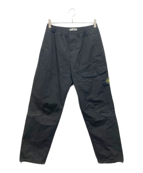 STONE ISLAND（ストーンアイランド）STONE ISLAND (ストーンアイランド) Ripstop cargo pants ブラック サイズ:W29の古着・服飾アイテム