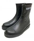 KIDS LOVE GAITEキッズラブゲイト）の古着「Rubber Side Zip Boots」｜ブラック