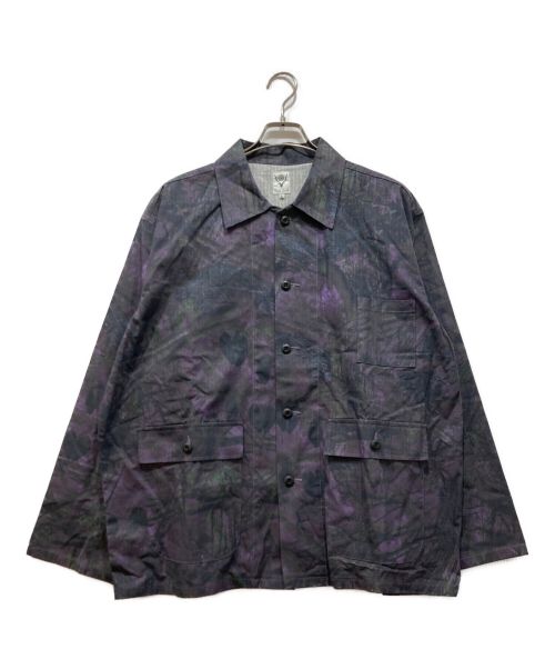 South2 West8（サウスツー ウエストエイト）South2 West8 (サウスツー ウエストエイト) Hunting Shirt パープル サイズ:Lの古着・服飾アイテム