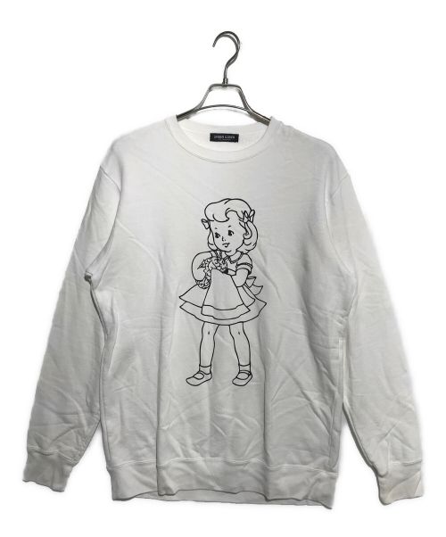 UNDERCOVER（アンダーカバー）UNDERCOVER (アンダーカバー) プリントスウェット ホワイト サイズ:4の古着・服飾アイテム