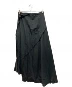 YOHJI YAMAMOTOヨウジヤマモト）の古着「デザインスカート」｜ブラック