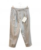 MM6 Maison Margielaエムエムシックス メゾンマルジェラ）の古着「Drop Crotch Tailored Trousers」｜グレー