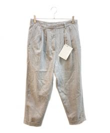 MM6 Maison Margiela（エムエムシックス メゾンマルジェラ）の古着「Drop Crotch Tailored Trousers」｜グレー