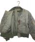 中古・古着 US ARMY (ユーエス アーミー) MA-1ジャケット カーキ サイズ:M：10000円