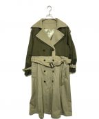 KOH.styleコースタイル）の古着「COLOR SCHEME TRENCH COAT」｜カーキ